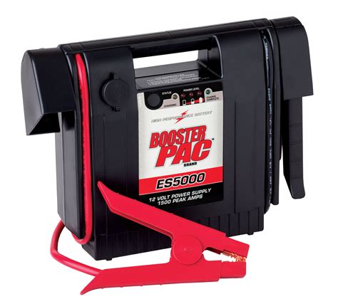 Booster PAC ES5000 1500 Peak Amp 12V Jump Starter- Buy Online in United ...