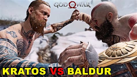 Kratos VS Baldur - God of War - YouTube