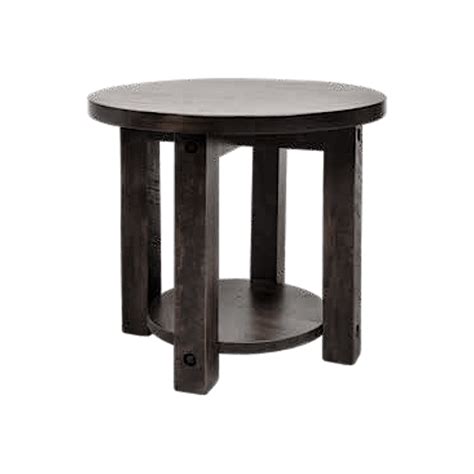 Adirondack Round End Table – Timbercrafts Furniture Inc.