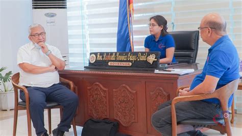 Zuellig Family Foundation pays courtesy visit to Gov. Rafy