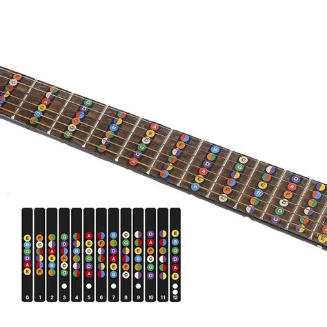 Guitar Fretboard Sticker - Perfect For Beginners | Guitar fretboard ...