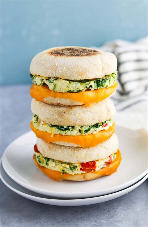 Healthy Breakfast Sandwich (A make-ahead recipe) - Pinch Me Good