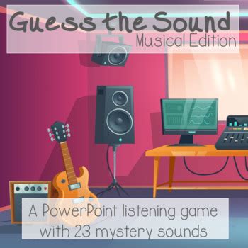 Guess the Sound Listening Game Activity Musical Instruments Special ...