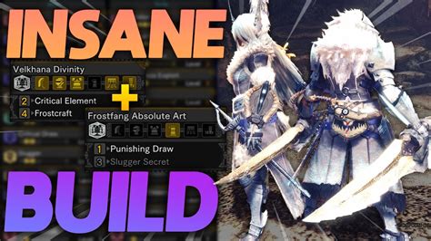 *NEW* BEST FROSTCRAFT BUILD! | New Meta Build for Greatsword, Longsword, & More! | MHW: Iceborne ...