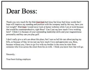 A Letter To My Boss – HumorOutcasts.com