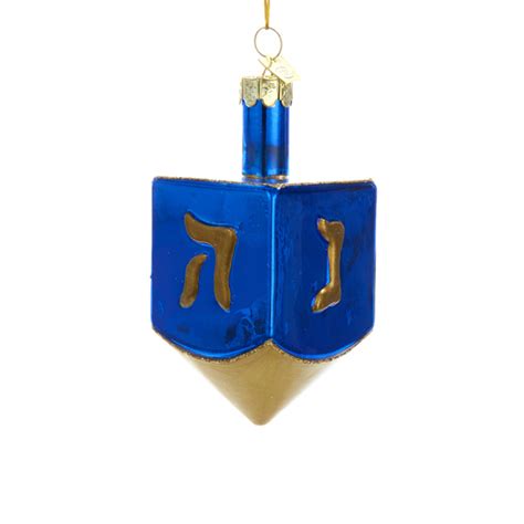 Hanukkah Ornament 4 Inch Dreidel - Cappel's