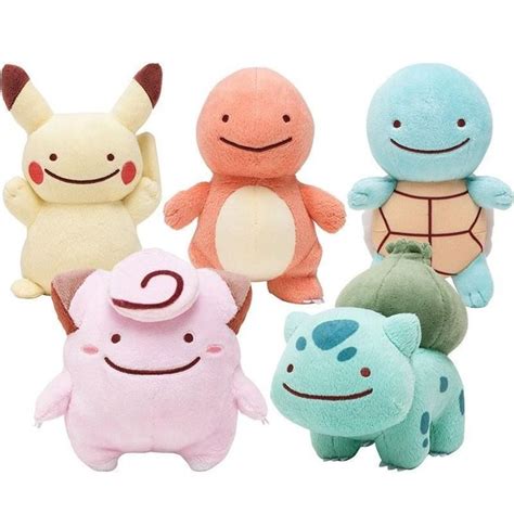 Pokemon Ditto Face Plush Toy | Pokemon ditto, Cute stuffed animals, Kawaii plush