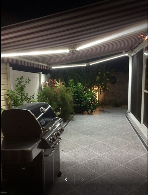 Light Up the Night Under Your Sunsetter Awning — Retractable Awnings ...