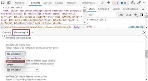 Force print preview mode - Microsoft Edge Development | Microsoft Learn