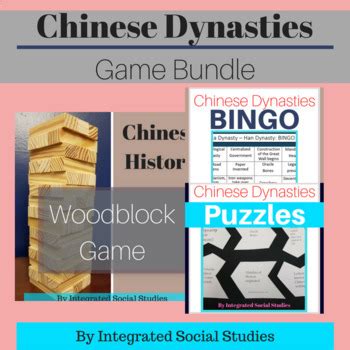 Chinese Dynasties Game Bundle by Integrated Social Studies | TpT