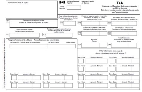 T4A slip – Information for payers - Canada.ca