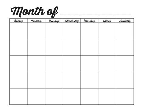 Family Binder Printables | Blank monthly calendar, Free printable calendar monthly, Blank ...