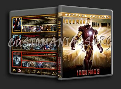 Iron Man Trilogy blu-ray cover - DVD Covers & Labels by Customaniacs ...