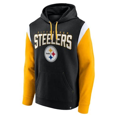 Pittsburgh Steelers Men's Fundamentals Colorblock Hoodie