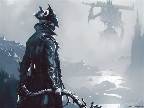 Hunter from Bloodborne 4K wallpaper download