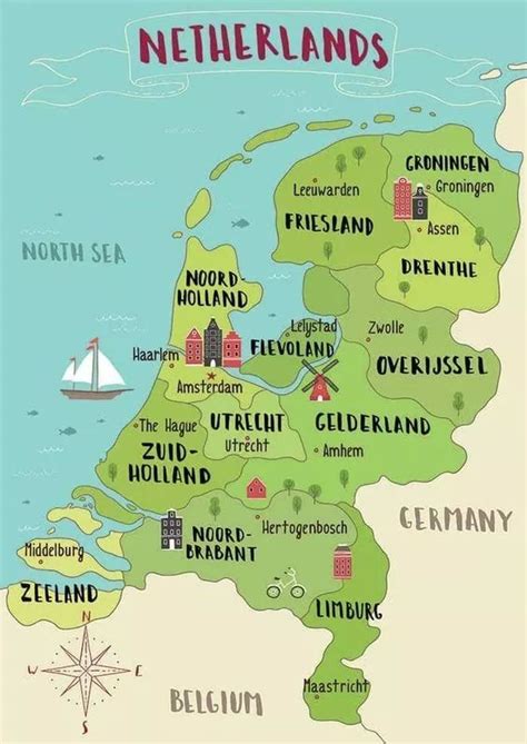 Pin on Maps | Netherlands travel, Netherlands map, Holland netherlands