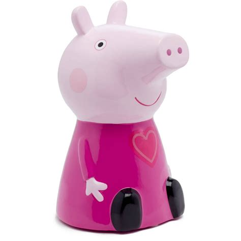 Peppa the Pig Figural Ceramic Piggy Bank - Walmart.com - Walmart.com