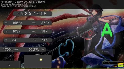 BTMC | Kurokotei - Galaxy Collapse [Galaxy] (Doomsday is Bad, 9.60*) 92 ...