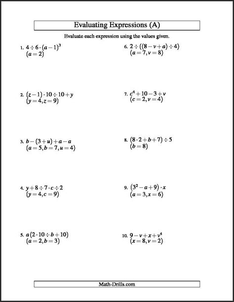 Worksheet Simplifying Rational Expressions - Printable And Enjoyable ...