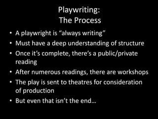 Playwrights | PPT