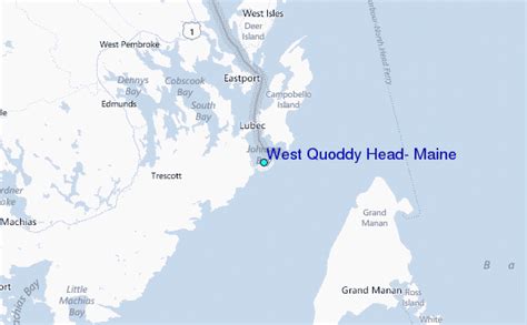 West Quoddy Head, Maine Tide Station Location Guide