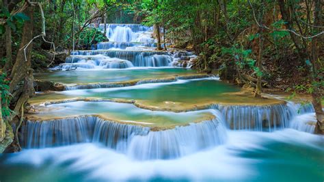 Image Thailand Erawan Waterfall, Kanchanaburi Province, Erawan