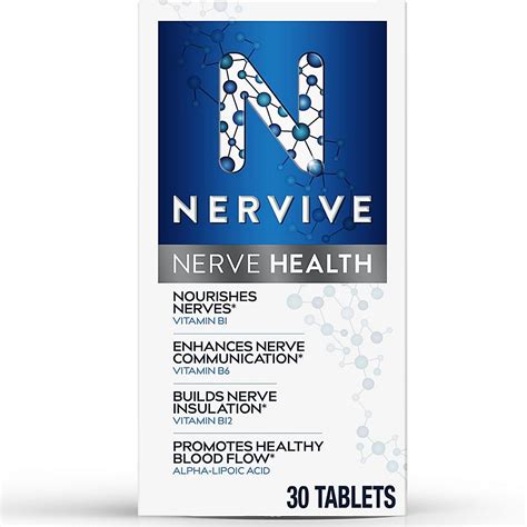 Nervive 30-Count Nerve Health Tablets | Bed Bath & Beyond | Nerve health, Nerves function, Nerve ...