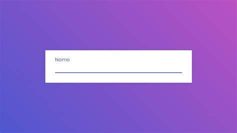 Awesome Input Animation using HTML & CSS