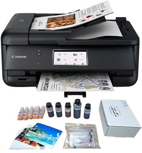 Canon TR8620a Printer and Refill Kit Combo + Photo Paper