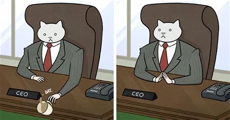 How Your Office Would Look If Your Boss Was A Cat | Bored Panda