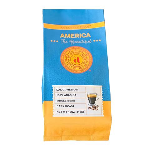 Amazon.com : AN COFFEE BEAN America The Beautiful - Whole Coffee Beans (Dark Roast) - Authentic ...