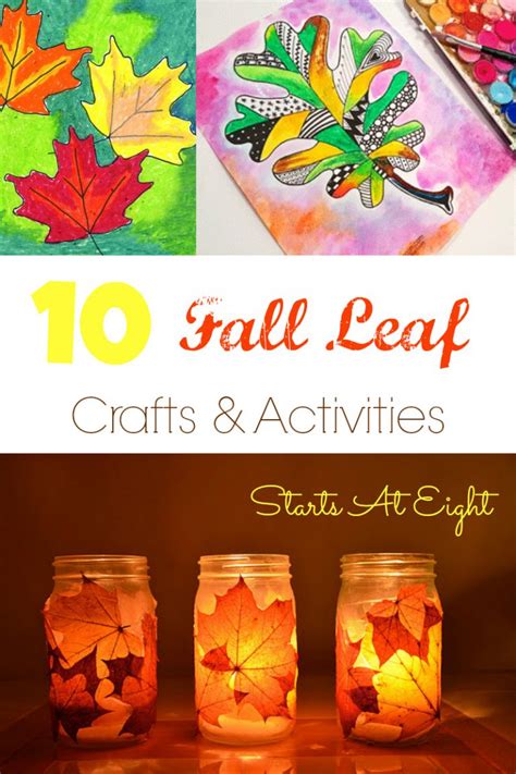 10 Fall Leaf Crafts & Activities - StartsAtEight