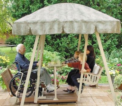 Haag Donates Accessible Glider Swing to Resthave – thecity1