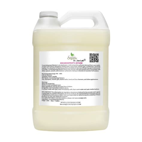 Cocamidopropyl Betaine Coco Betaine Natural Liquid Surfactant Bulk ...