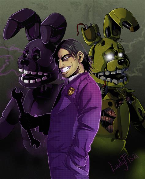 FNAF - purple man by LadyFiszi on DeviantArt