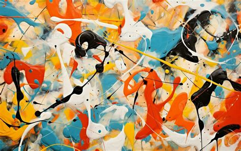 Jackson Pollock's Abstract Expressionism Unveiled, Generative Ai ...