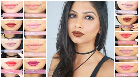 Best Huda Beauty Liquid Lipstick For Indian Skin | Lipstutorial.org