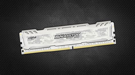 Crucial Ballistix Sport LT DDR4 Memory Has White PCB and Camo Heat ...