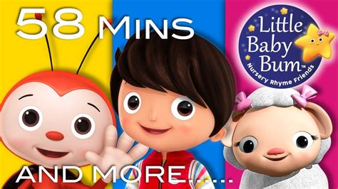 Happy Songs | Plus Lots More Nursery Rhymes | 58 Minutes Compilation from LittleBabyBum! - YouTube