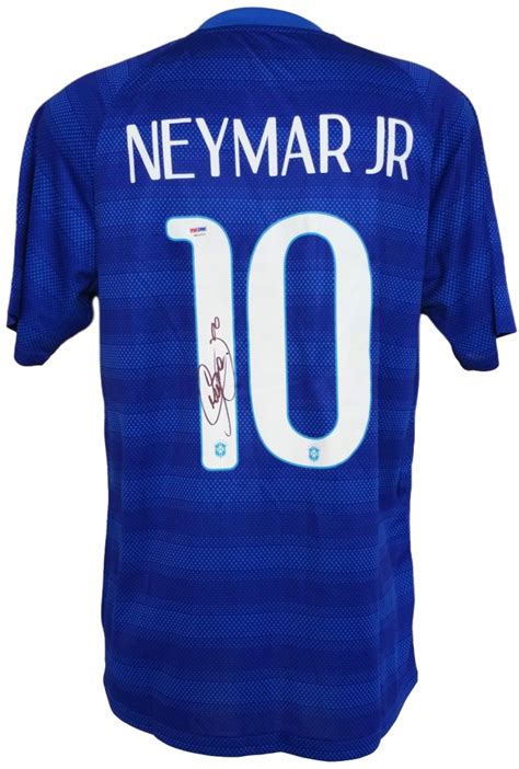 Neymar Jr. Signed Brazil Jersey (PSA LOA) | Pristine Auction