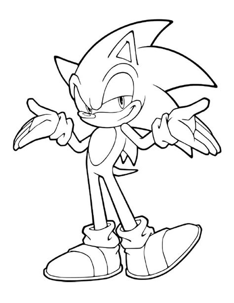 Sonic And Shadow Fighting Coloring Pages