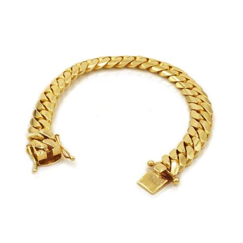 10mm Solid Cuban Link Bracelet in 18K Yellow Gold - Las Villas Jewelry | Las Villas Jewelry