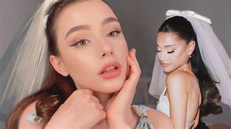 my first wedding makeup (⊙_⊙) *inspired by Ariana Grande* - YouTube