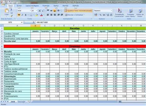 Planilha de Controle de Gastos Pessoais Grátis: Baixar no Excel