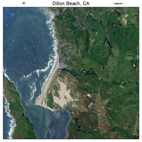 Aerial Photography Map of Dillon Beach, CA California