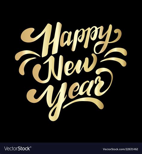 Happy new year Royalty Free Vector Image - VectorStock