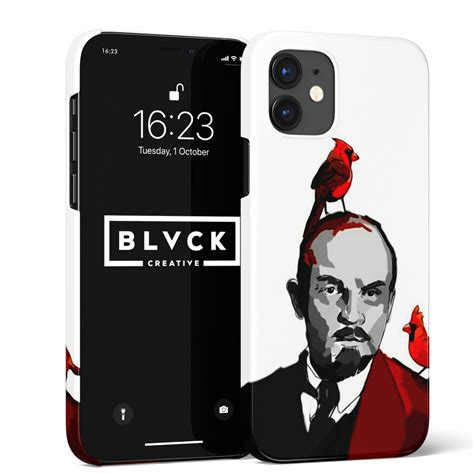 Чехол для IPhone 12 Pro Max с рисунком "Vladimir Lenin Владимир Ленин" - купить с доставкой по ...