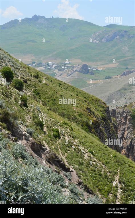 Gudiyalchay canyon near Shahdag National Park, Guba district ...