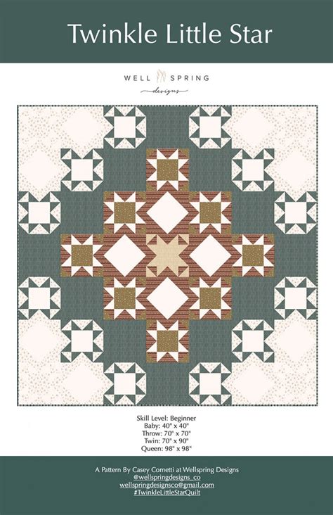 Twinkle Little Star Quilt Pattern – Quilting Books Patterns and Notions