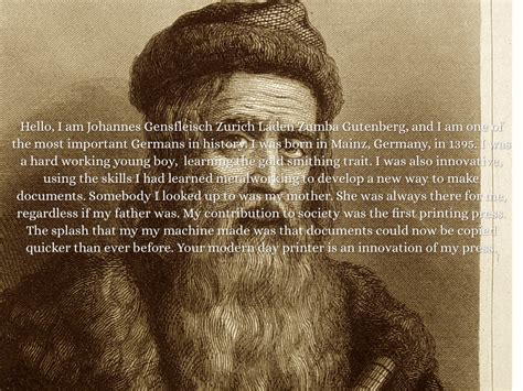 Johannes Gutenberg Quotes. QuotesGram